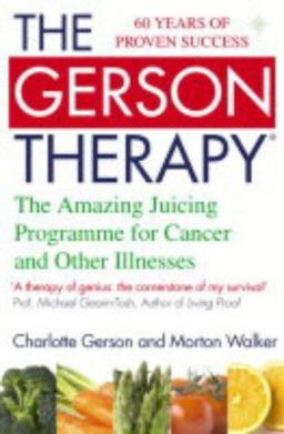 The Gerson Therapy  9780007156085 Front Cover