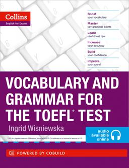 Collins Vocabulary and Grammar for the Toefl Test  9780007499663 Front Cover