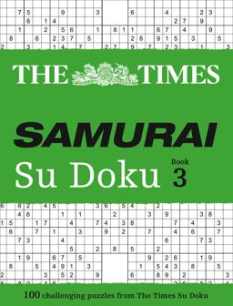 Times Samurai Su Doku 3 100 Challenging Puzzles from the Times  9780007580774 Front Cover