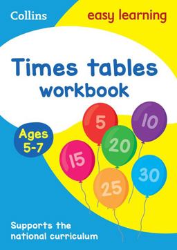Times Tables Workbook Ages 5-7: Ideal for Home Learning (Collins Easy Learning KS1)