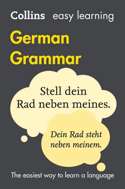 Collins Easy Learning German Grammar [4th Edition] 4th 9780008142001 Front Cover