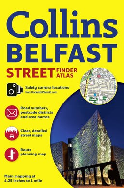 Collins Belfast Streetfinder Atlas  9780008211554 Front Cover