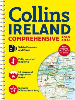 Collins Ireland Comprehensive Road Atlas  9780008270339 Front Cover