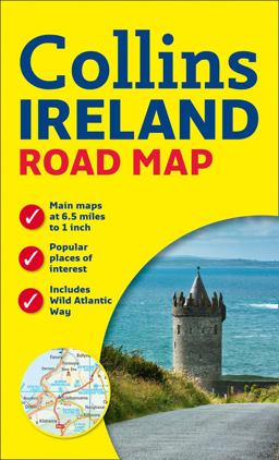 Ireland Road Map: Folded Road Map