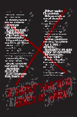 It Doesn't Have to Be Crazy at Work  9780008323448 Front Cover