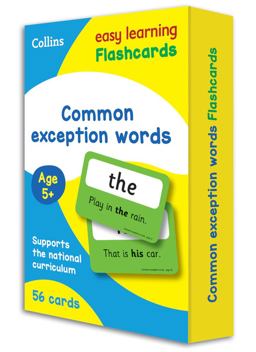 Common Exception Words Flashcards: Ideal for Home Learning (Collins Easy Learning KS1)