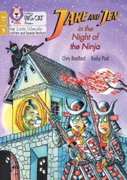 Big Cat Phonics for Little Wandle Letters and Sounds Revised - Age 7+ - Jake and Jen in the Night of the Ninja: Phase 5 Set 5