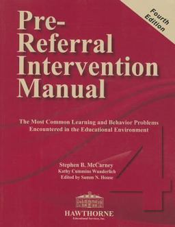 Pre-Referral Intervention Manual 4th 9780015617004 Front Cover