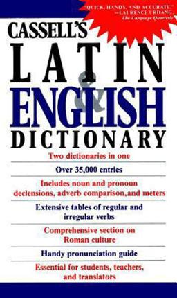 Cassell's Latin and English Dictionary  9780020133407 Front Cover