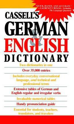 German English Dictionary  9780020248507 Front Cover