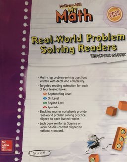 My Math (Grade 5): Real-World Problem Solving Readers - Teacher Guide 1st 9780021171583 Front Cover