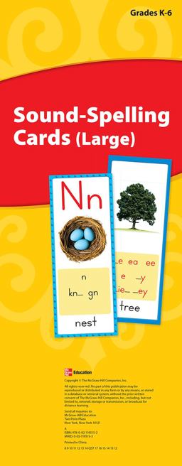Reading Wonders Sound Spelling Cards (Large) Grades K/6