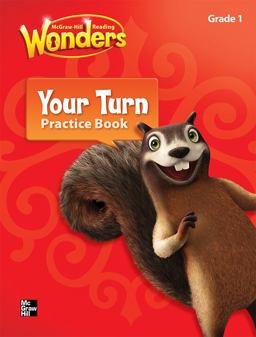 Mcgraw-hill Reading Wonders Your Turn Practice Book Grade 1 Paperback – 2014 1st 9780021195329 Front Cover