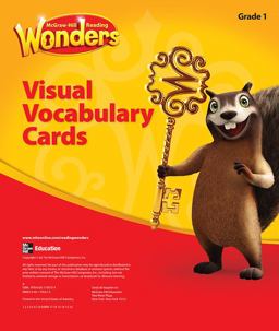Reading Wonders, Grade 1, Visual Vocabulary Cards