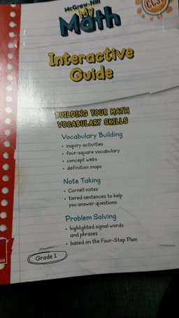 MH My Math ELD SE Grade 1