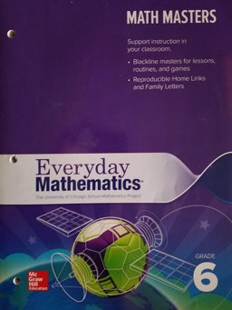 Everyday Mathematics 4, Grade 6, Math Masters