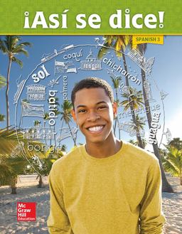 Asi se dice! Level 3, Student Edition (SPANISH) 1st 9780021412617 Front Cover