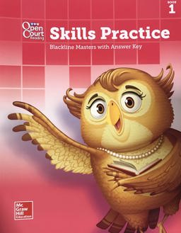 Open Court Reading, Grade K, Skills Practice BLM with Answer Key, Book 1