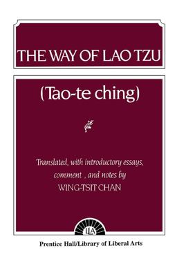 Way of Lao Tzu  9780023207006 Front Cover