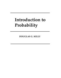 Introduction to Probability 1st 9780023631450 Front Cover