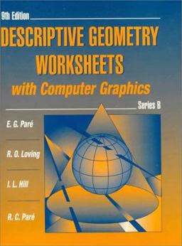 Descriptive Geometry Worksheets with Computer Graphics