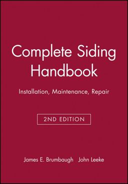 Complete Siding Handbook Installation, Maintenance, Repair 2nd 9780025178816 Front Cover