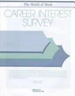 Career Interest Survey Package of 10 Career Interest Survey Package of 10