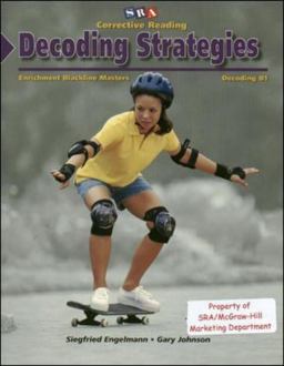 Corrective Reading Decoding Level B1, Blackline Masters