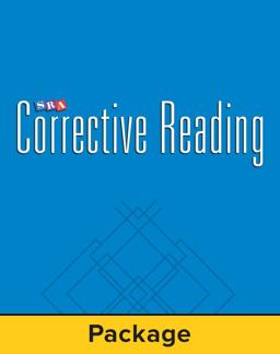 Corrective Reading Comprehension Level a, Student Workbook