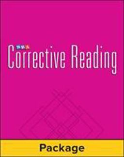 Corrective Reading Decoding Level B2, Student Workbook (pack Of 5) 3rd 9780026748278 Front Cover