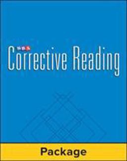 Corrective Reading Comprehension Level a, Student Workbook (Pkg. Of 5)