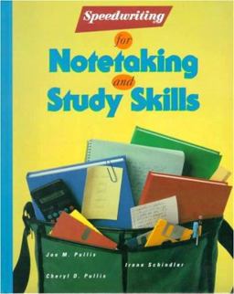 Speedwriting for Notetaking and Study Skills  9780026851558 Front Cover