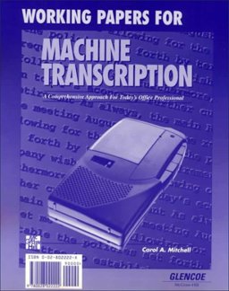 Machine Transcription 1995- Working Papers:Short Course