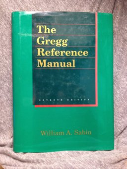 Gregg Reference Manual 7th 9780028199207 Front Cover