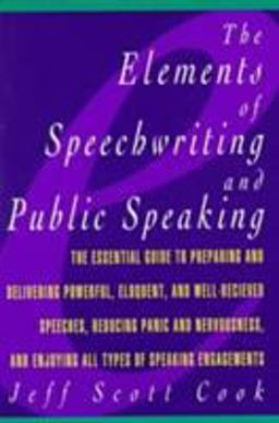 Elements of Speechwriting and Public Speaking  9780028614526 Front Cover