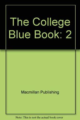 The College Blue Book: Tabular Data