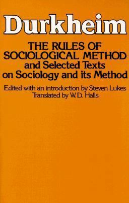 Rules of Sociological Method  9780029079409 Front Cover