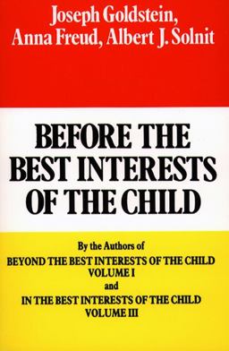Before the Best Interests of the Child  9780029123904 Front Cover