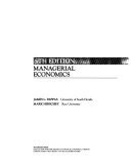 Managerial Economics