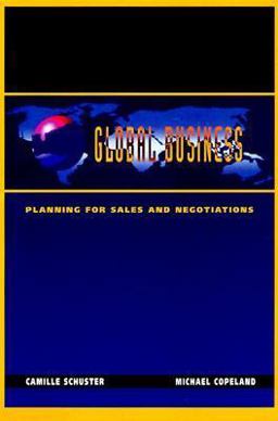 Global Negotiations Planning for Global Sales  9780030105197 Front Cover