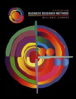 Business Research Methods 5th 9780030184321 Front Cover