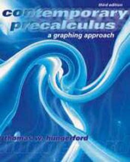 Contemporary Precalculus 3rd 9780030259890 Front Cover