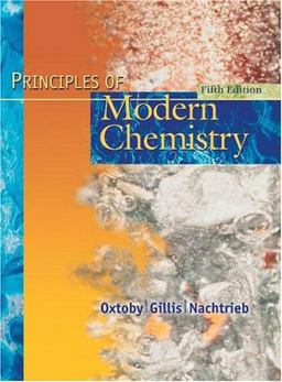 Principles of Modern Chemistry 5th 9780030353734 Front Cover