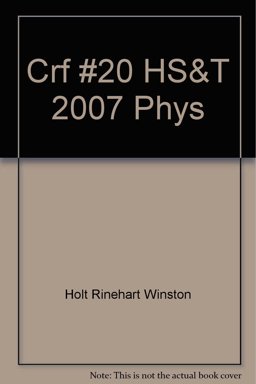 Crf #20 HS&T 2007 Phys