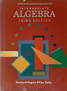 Intermediate Algebra