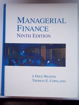 Managerial Finance 9th 9780030558832 Front Cover