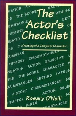 Actor's Checklist  9780030731426 Front Cover