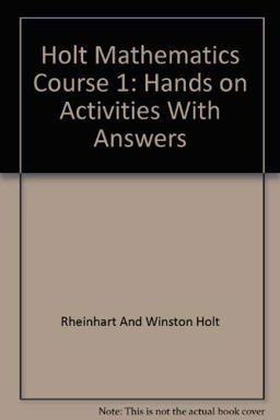 Hands-On Lab W/ANS Holt Math CS 1 2007