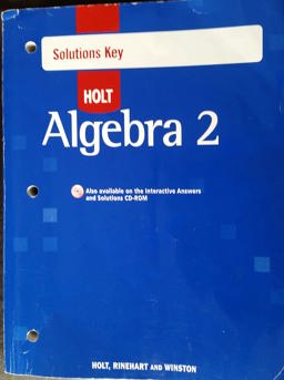 Solutions Key Algebra 2 2007