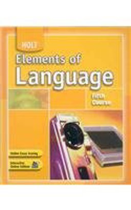 Holt Elements of Language Holt Elements of Language